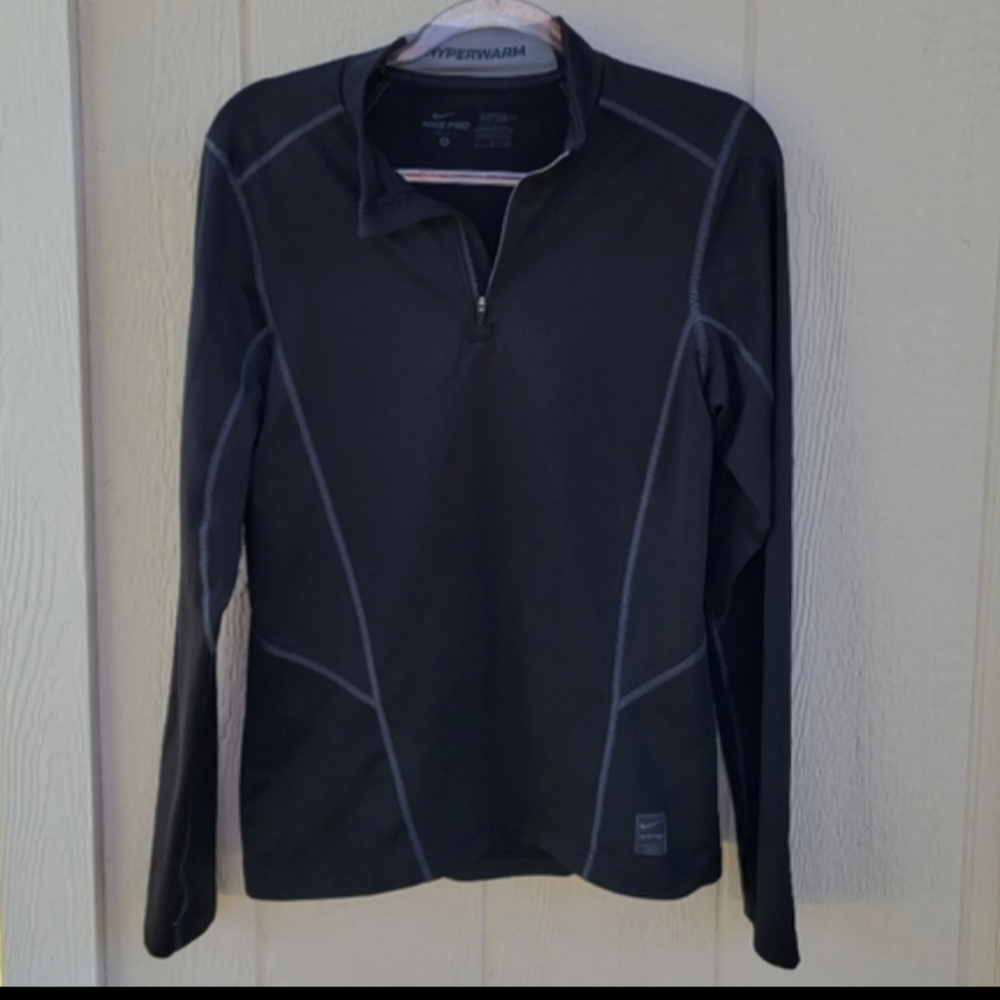 NIKE Pro Hyperwarm Quarter Zip Top Size Small